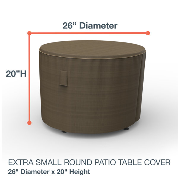 Arlmont & Co. Hillside Outdoor Round Patio Table Cover & Reviews Wayfair